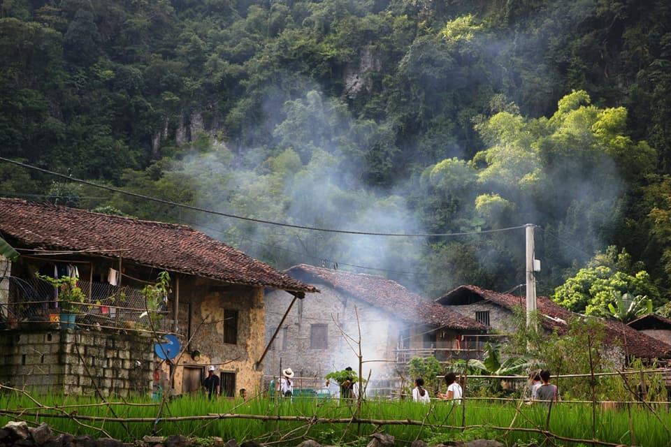 A Sy Ban Gioc Homestay - Lang Da Khuoi Ky Cao Bang Exteriör bild