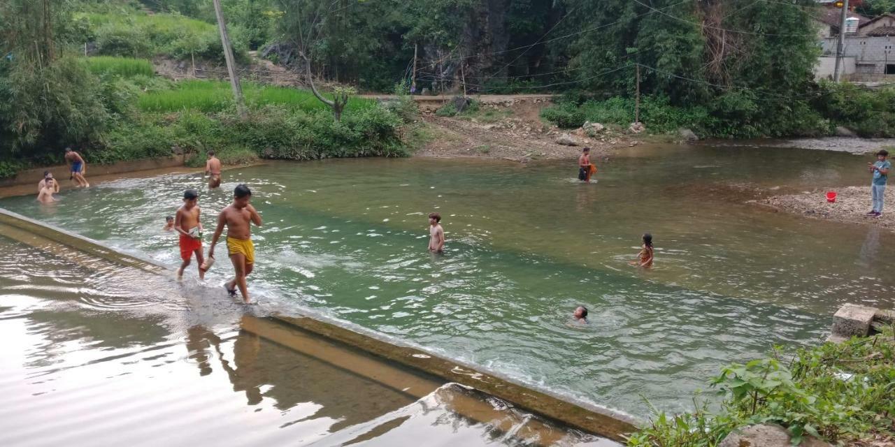 A Sy Ban Gioc Homestay - Lang Da Khuoi Ky Cao Bang Exteriör bild
